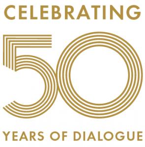 Dialogue celebration logo
